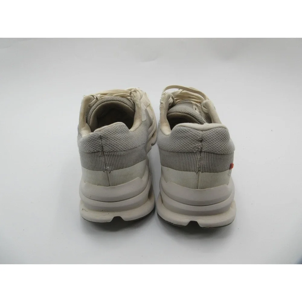 On Running Cloudrunner Shoes Womens Size 7.5 White Gray Road Swiss Engineering